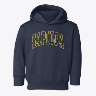 Sapulpa Oklahoma Trendy Block Toddler Hoodie