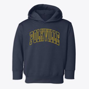 Polkville North Carolina Trendy Block Toddler Hoodie