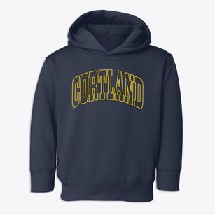 Cortland Nebraska Trendy Block Toddler Hoodie