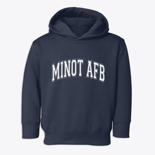 Minot Afb North Dakota Varsity Toddler Hoodie