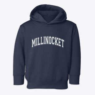 Millinocket Maine Varsity Toddler Hoodie