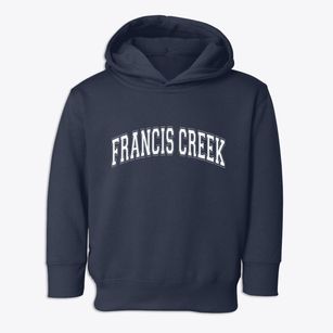 Francis Creek Wisconsin Varsity Toddler Hoodie