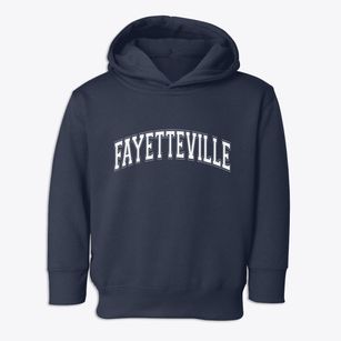 Fayetteville Arkansas Varsity Toddler Hoodie