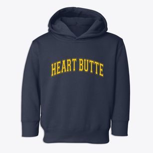 Heart Butte Montana Varsity Toddler Hoodie