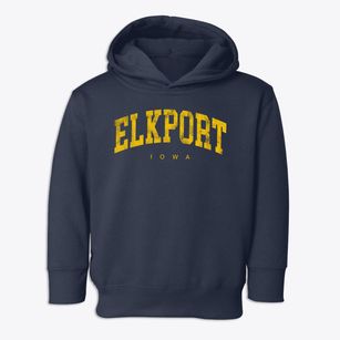 Elkport Iowa Urban Vibe Toddler Hoodie