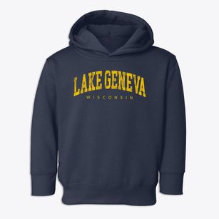 Lake Geneva Wisconsin Urban Vibe Toddler Hoodie