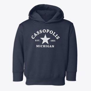 Cassopolis Michigan Star Toddler Hoodie