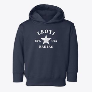 Leoti Kansas Star Toddler Hoodie