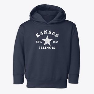 Kansas Illinois Star Toddler Hoodie