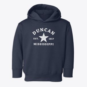 Duncan Mississippi Star Toddler Hoodie