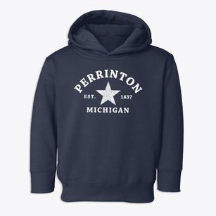 Perrinton Michigan Star Toddler Hoodie