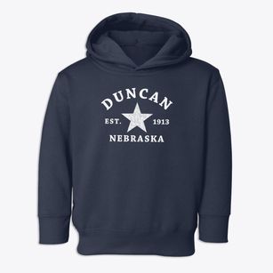Duncan Nebraska Star Toddler Hoodie