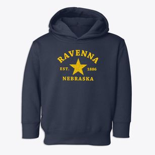Ravenna Nebraska Star Toddler Hoodie