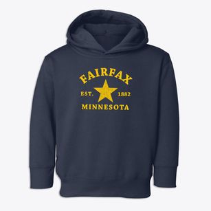 Fairfax Minnesota Star Toddler Hoodie