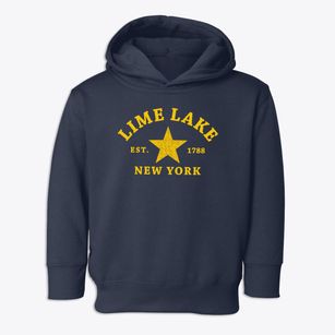 Lime Lake New York Star Toddler Hoodie