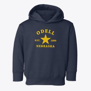 Odell Nebraska Star Toddler Hoodie
