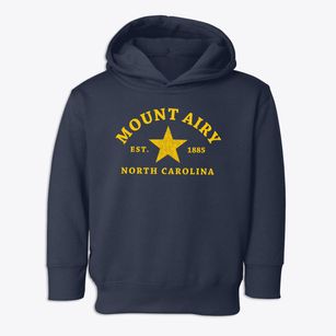 Mount Airy North Carolina Star Toddler Hoodie