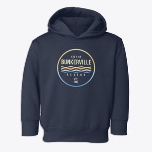 Bunkerville Nevada Color Fade Toddler Hoodie