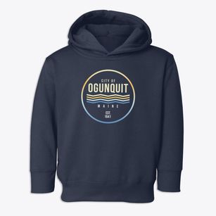 Ogunquit Maine Color Fade Toddler Hoodie