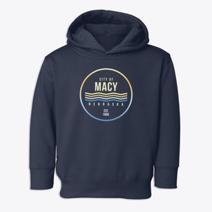 Macy Nebraska Color Fade Toddler Hoodie