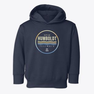 Humboldt Illinois Color Fade Toddler Hoodie