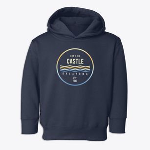Castle Oklahoma Color Fade Toddler Hoodie