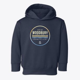 Woodbury Connecticut Color Fade Toddler Hoodie