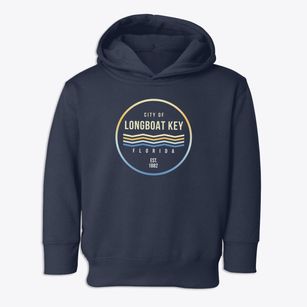 Longboat Key Florida Color Fade Toddler Hoodie
