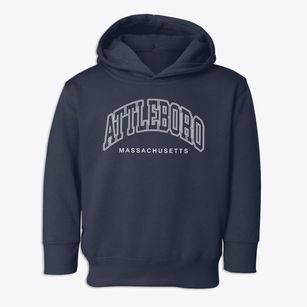 Attleboro Massachusetts Inline Toddler Hoodie