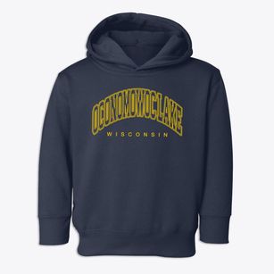 Oconomowoc Lake Wisconsin Inline Toddler Hoodie