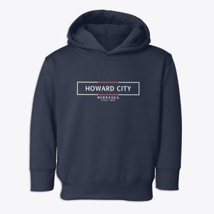 Howard City Nebraska Artbox Toddler Hoodie