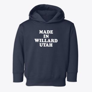 Willard Utah Classic 70s Toddler Hoodie