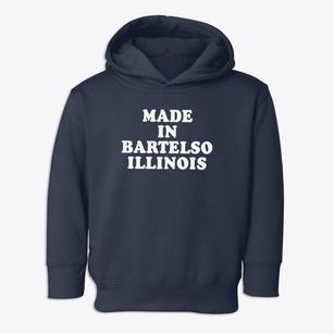 Bartelso Illinois Classic 70s Toddler Hoodie