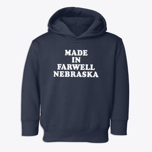 Farwell Nebraska Classic 70s Toddler Hoodie