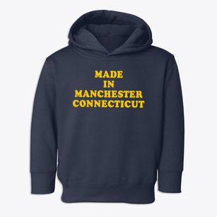 Manchester Connecticut Classic 70s Toddler Hoodie
