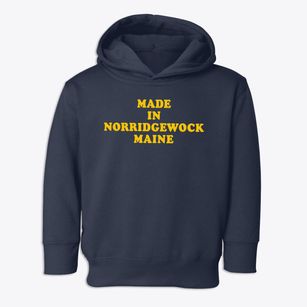 Norridgewock Maine Classic 70s Toddler Hoodie