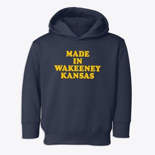 Wakeeney Kansas Classic 70s Toddler Hoodie