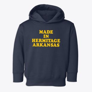 Hermitage Arkansas Classic 70s Toddler Hoodie