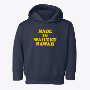 Wailuku Hawaii Classic 70s Toddler Hoodie