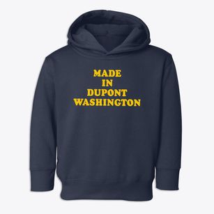 Dupont Washington Classic 70s Toddler Hoodie