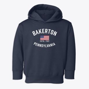 Bakerton Pennsylvania Patriot Toddler Hoodie
