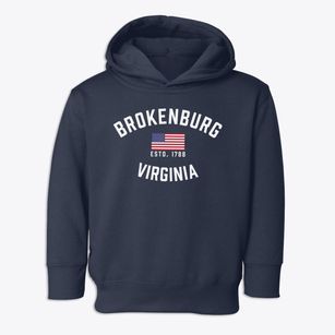 Brokenburg Virginia Patriot Toddler Hoodie