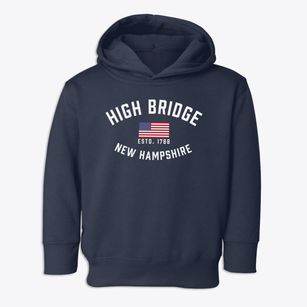 High Bridge New Hampshire Patriot Toddler Hoodie