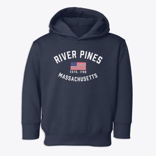 River Pines Massachusetts Patriot Toddler Hoodie