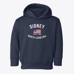 Sidney North Carolina Patriot Toddler Hoodie