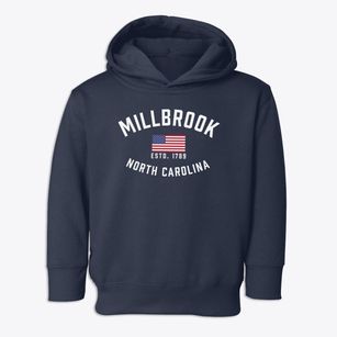 Millbrook North Carolina Patriot Toddler Hoodie