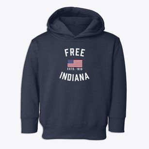 Free Indiana Patriot Toddler Hoodie