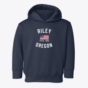 Riley Oregon Patriot Toddler Hoodie