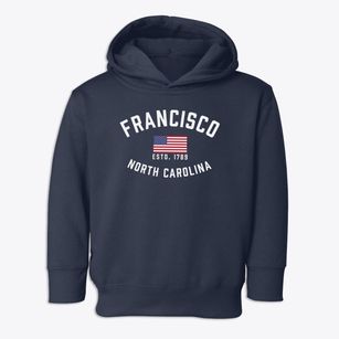 Francisco North Carolina Patriot Toddler Hoodie
