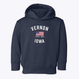 Vernon Iowa Patriot Toddler Hoodie
